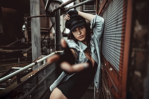 INS网红黑暗电影胶片街拍lr预设PR/PS/AE/FCPX/LUT预设