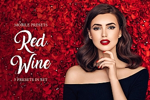 通透明亮红酒色调Lightroom预设/移动APP预设 Red Wine Mobile