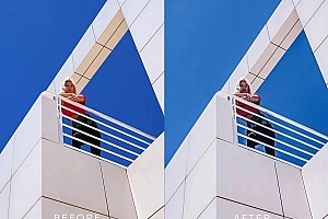 城市风景黑金工业风LR预设/LR APP/PR/PS/FCPX/达芬奇/AE/LUT滤镜