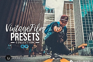 城市旅行街拍复古电影胶片Lightroom预设