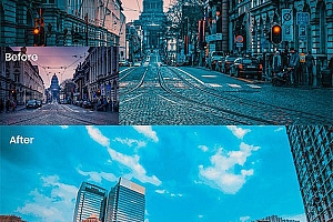 橙色青色流行电影色调Lightroom预设