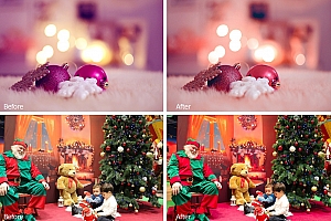 新年圣诞节摄影后期Lightroom预设