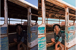 沙漠之旅旅行摄影LR预设+手机版LR预设