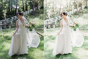 婚礼人像室内摄影明亮通透Lightroom预设合集