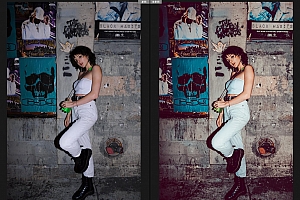 顶级人像青橙风预设LR/LUT预设