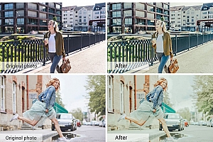 旅拍人像日系风格清新胶片Lightroom预设