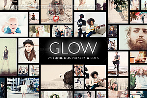 24个明亮电影色调风景人像Lightroom预设+LUT预设