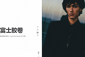 专业时装肖像柯达富士爱克发电影胶片相机Lightroom预设