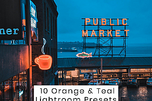 10个橙色和蓝绿色Lightroom预设