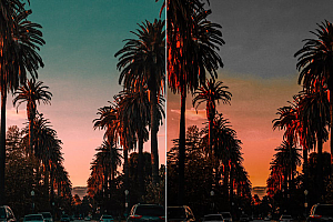 好莱坞电影风光后期调色Lightroom预设及视频电影Vlog后期调色LUT预设