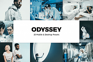 “航海者”科技电影人像Lightroom预设及电影视频调色LUT预设