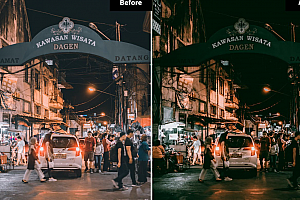 城市夜景扫街电影风光LR预设