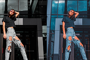 青橙色调电影人像Lightroom预设