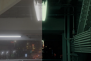 【调色预设】电影胶片美学复古阴郁蓝调深邃情绪氛围调色预设